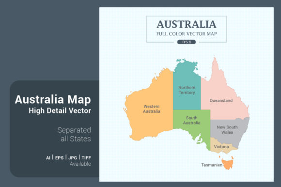 Australia Map Separated States: Your Ultimate Design Toolkit