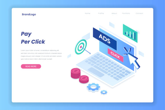Dynamic Visuals: The PPC Illustration Vector Concept