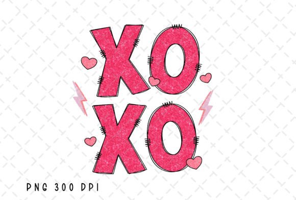 Get Creative with XOXO Glitter Valentine's Day PNG