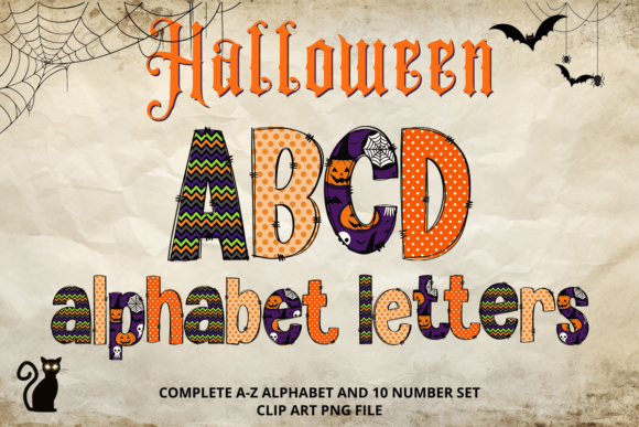 Halloween Doodle Alphabet Letters PNG1: A Playful Toolkit for Seasonal Designs