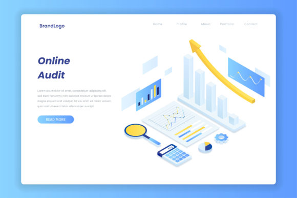 Online Audit Illustration Isometric: A Visual Deep Dive