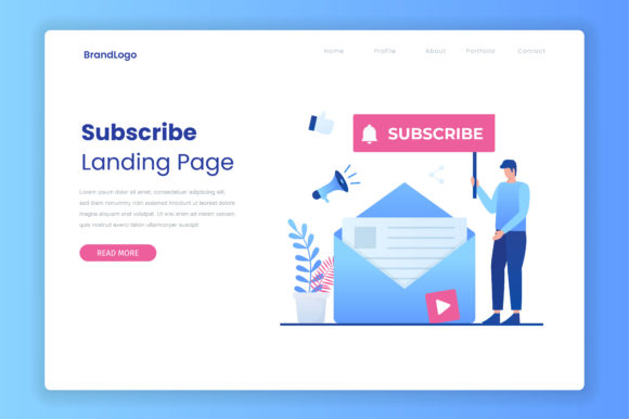 Subscribe to Our Newsletter Illustration: A Visual Call to Action