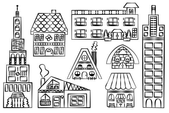 Unpack Your Next Creative Project: Houses and Buildings Design Assets